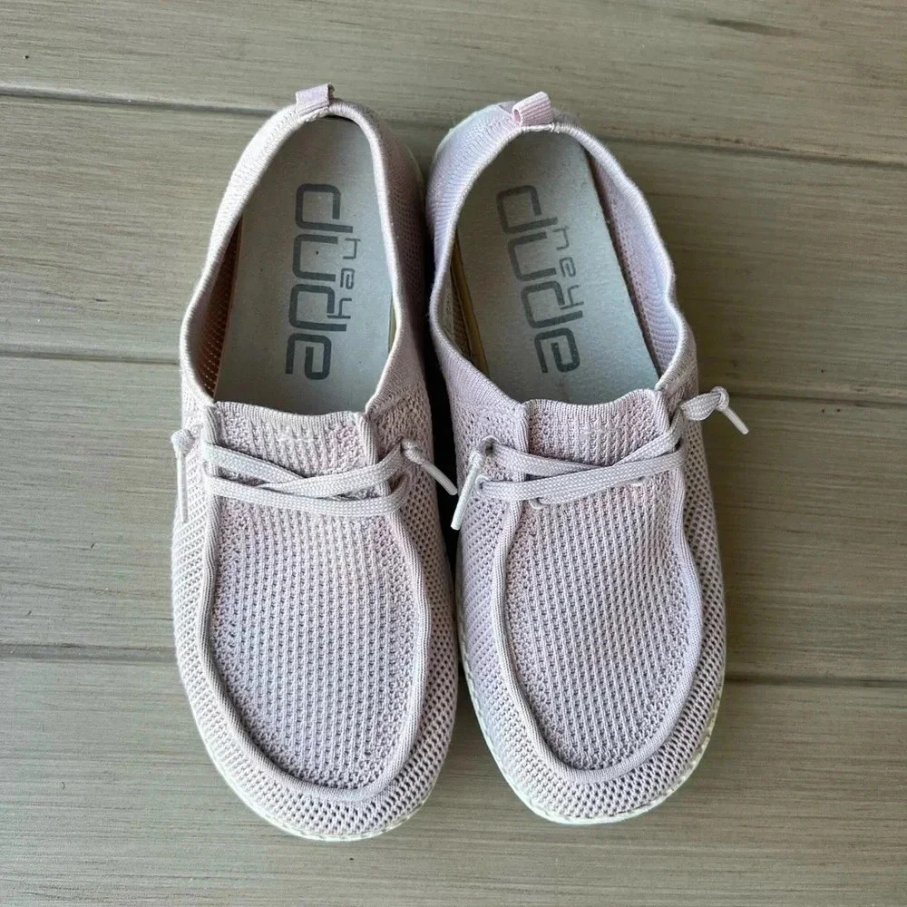 Hey Dude Wendy Halo Antique Rose Slip On Shoes Loafers Women’s Sz5